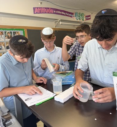 Biology students studied the effect of salt water on seed germination as a way to learn about the characteristics of the scientific method.